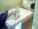 Crawling in bed in our first Canadian apartment