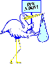 The stork came to us!