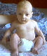Bam! Bam! with his feet, making the bed shake.
Classical Sumo provocation :)